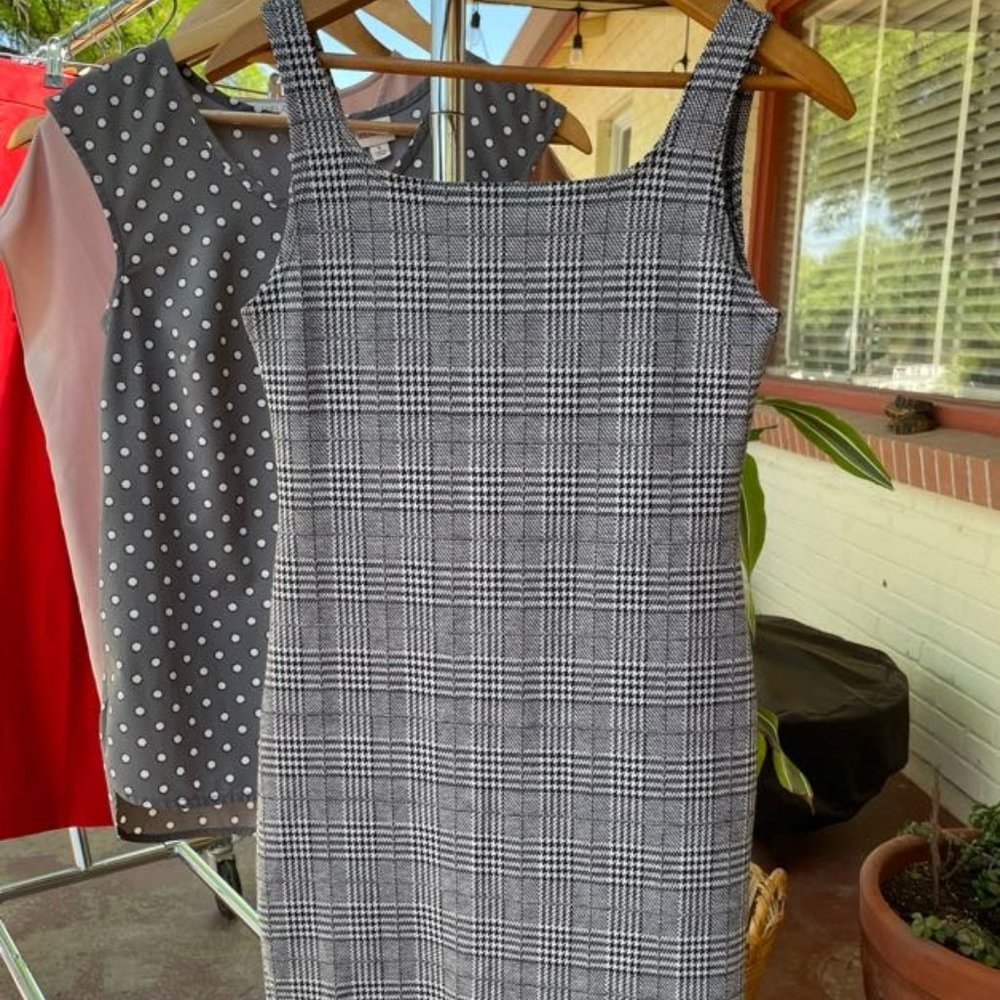 B&W Midi Bodycon